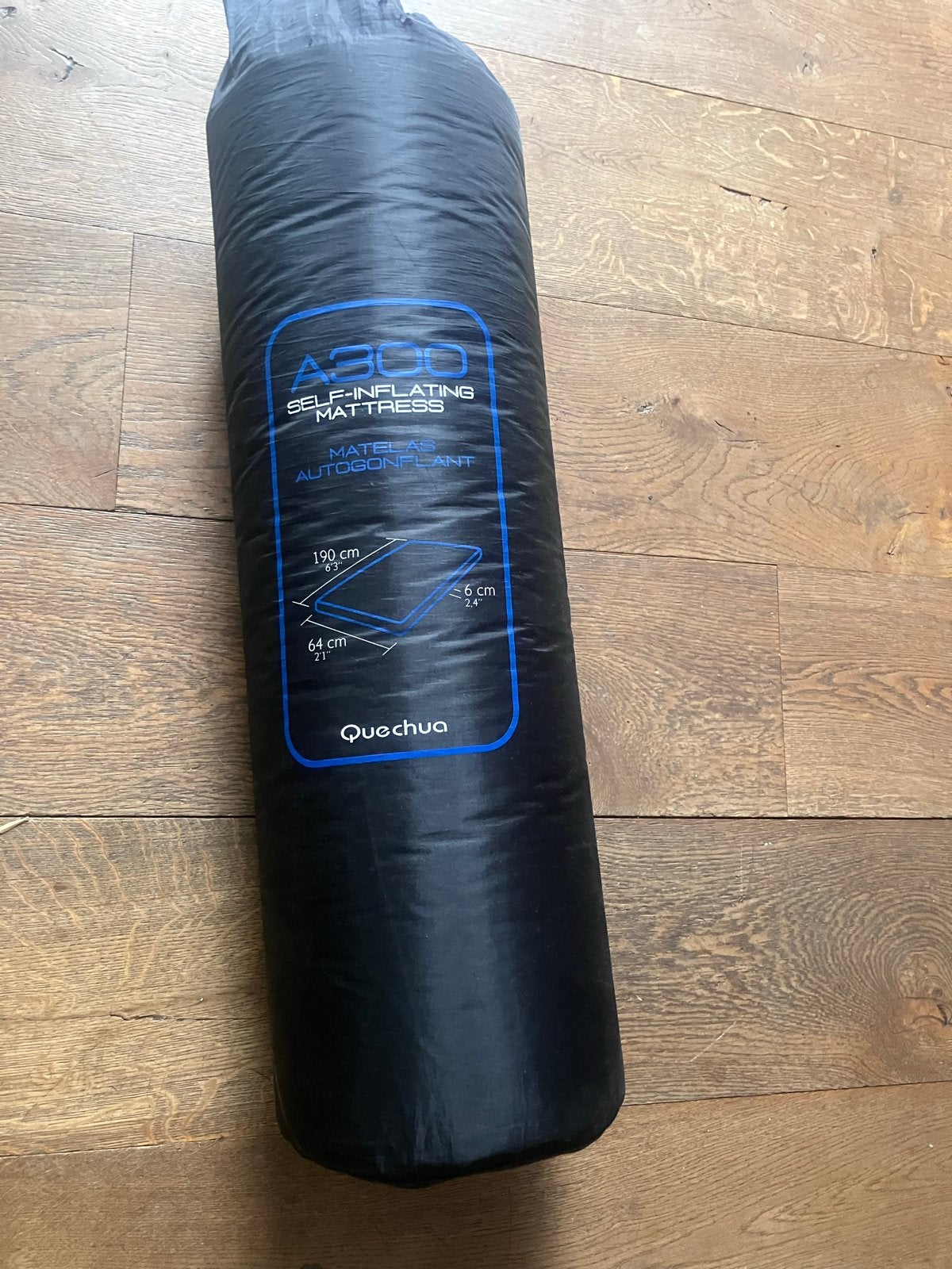 Quechua A300 Zelfopblaasbaar Matras - 1 Persoon, Ophalen of Verzenden, Zo goed als nieuw, 1-persoons