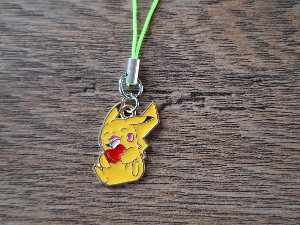 Telefoonhanger : Pokemon : Pikachu !! 2, Info@keycharms.nl, Nieuw, Medemblik, Telefoonhanger of Accessoire