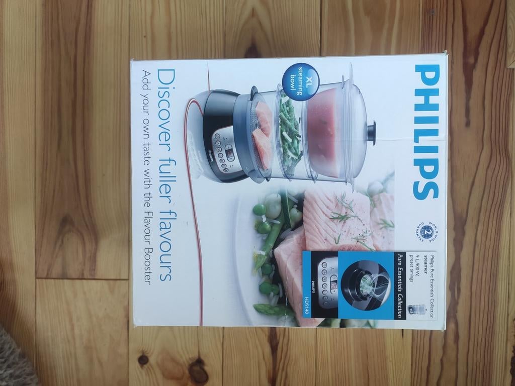 Philips Pure Essentials Collection Stoomkoker HD9140, Witgoed en Apparatuur, Overige Witgoed en Apparatuur, Nieuw, Ophalen
