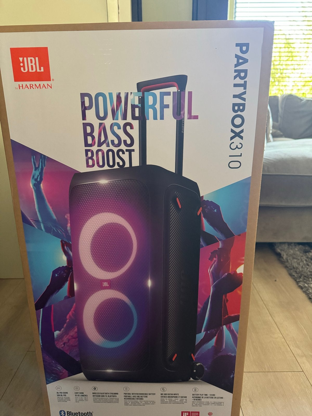 JBL Partybox 310 Nieuw in doos geseald - Vandaag ophalen!, JBL, Party speaker, Nieuw, Ophalen of Verzenden