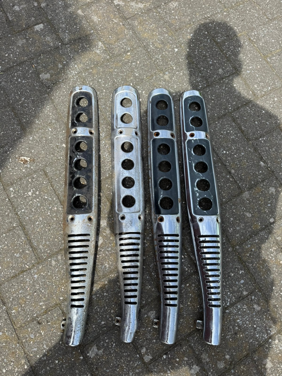 4 hitteschilden honda ss50, Fietsen en Brommers, Ophalen, Zo goed als nieuw