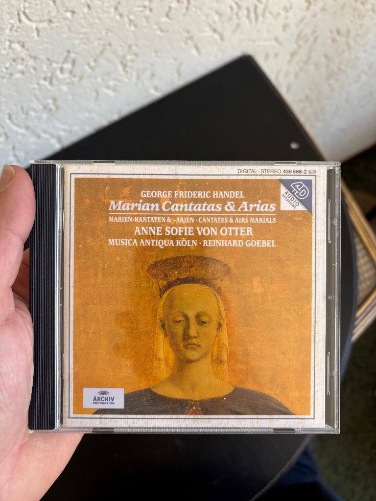 Händel, Anne Sofie Von Otter - Marian Cantatas & Arias, Ophalen of Verzenden, Classicisme, Zo goed als nieuw, Kamermuziek