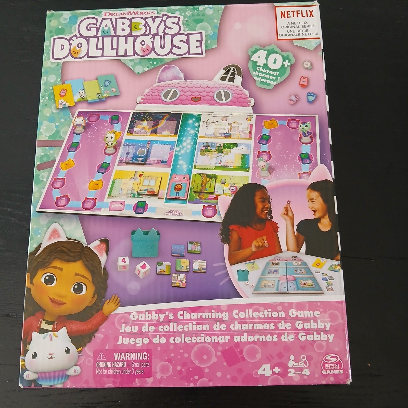 Gabby's Dollhouse: Charming Collection Bordspel, Hobby en Vrije tijd, Drie of vier spelers, Ophalen of Verzenden, Nieuw, Spin Master Games