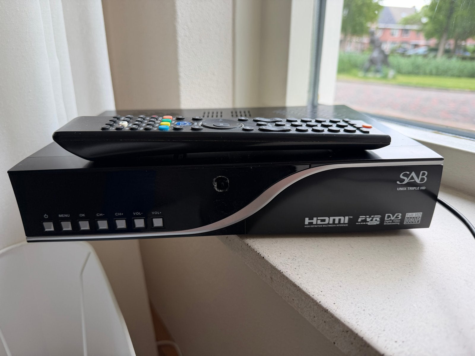 SAB Unix Triple HD ontvanger met externe IR ontvanger, Ophalen, Gebruikt, Decoder