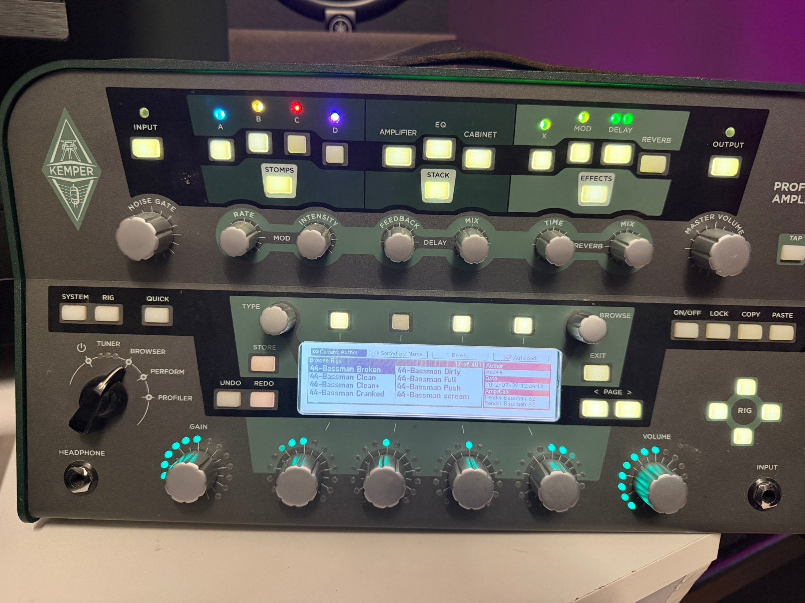Kemper profiler Power Head met oa Marshall rigs & flightcase, Ophalen, Zo goed als nieuw, 100 watt of meer
