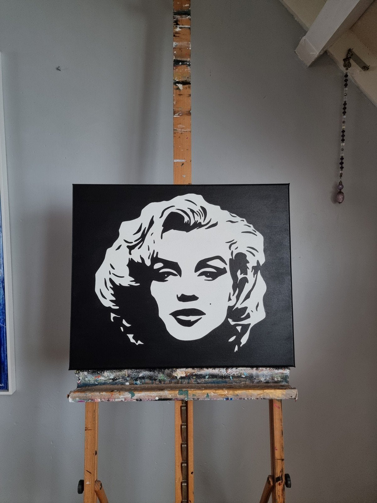 Marilyn Monroe pop art schilderij 50x60, Ophalen of Verzenden