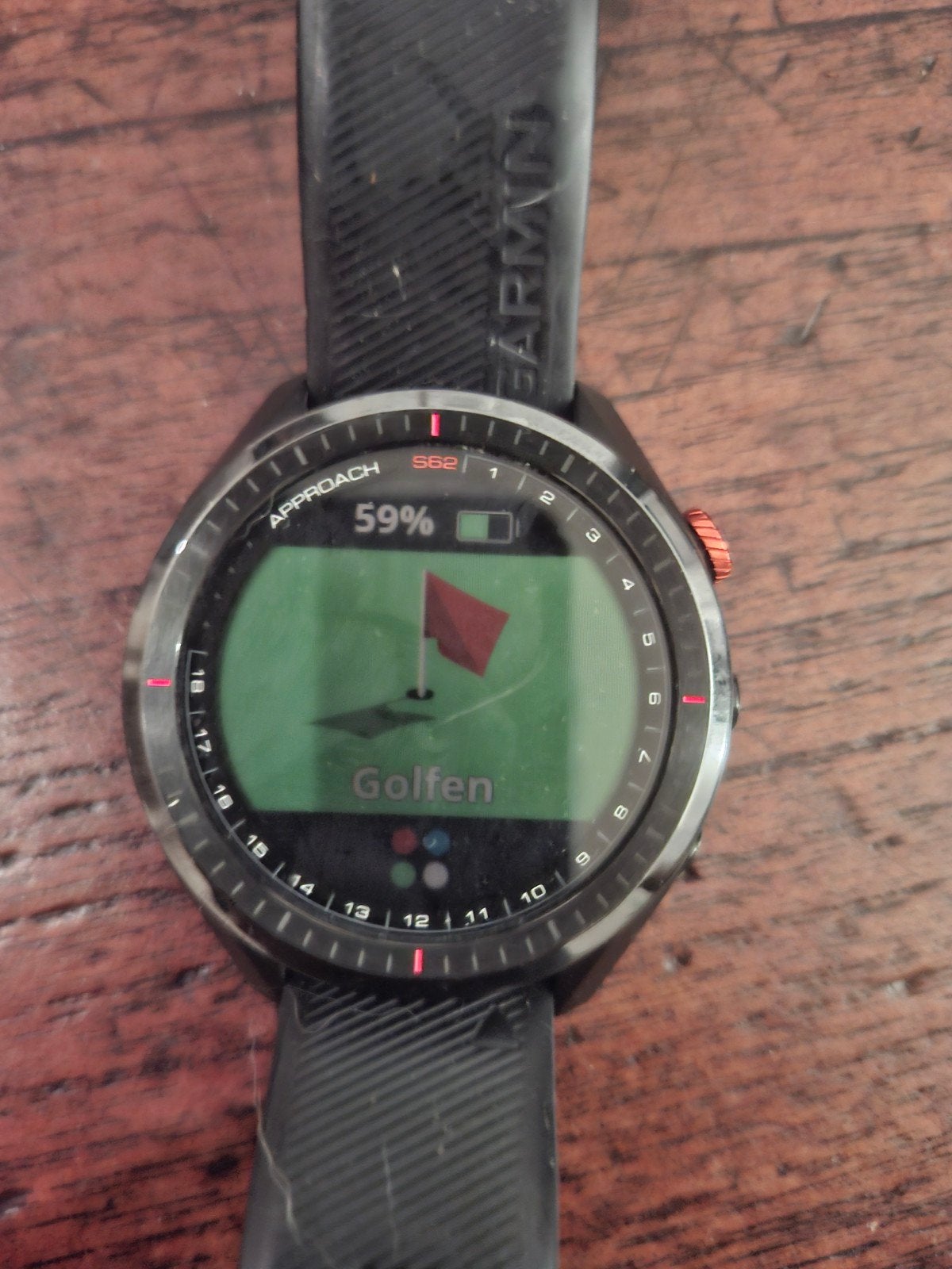 Garmin Approach S62 GPS Golfhorloge, Ophalen, Zwart, Garmin, Zo goed als nieuw