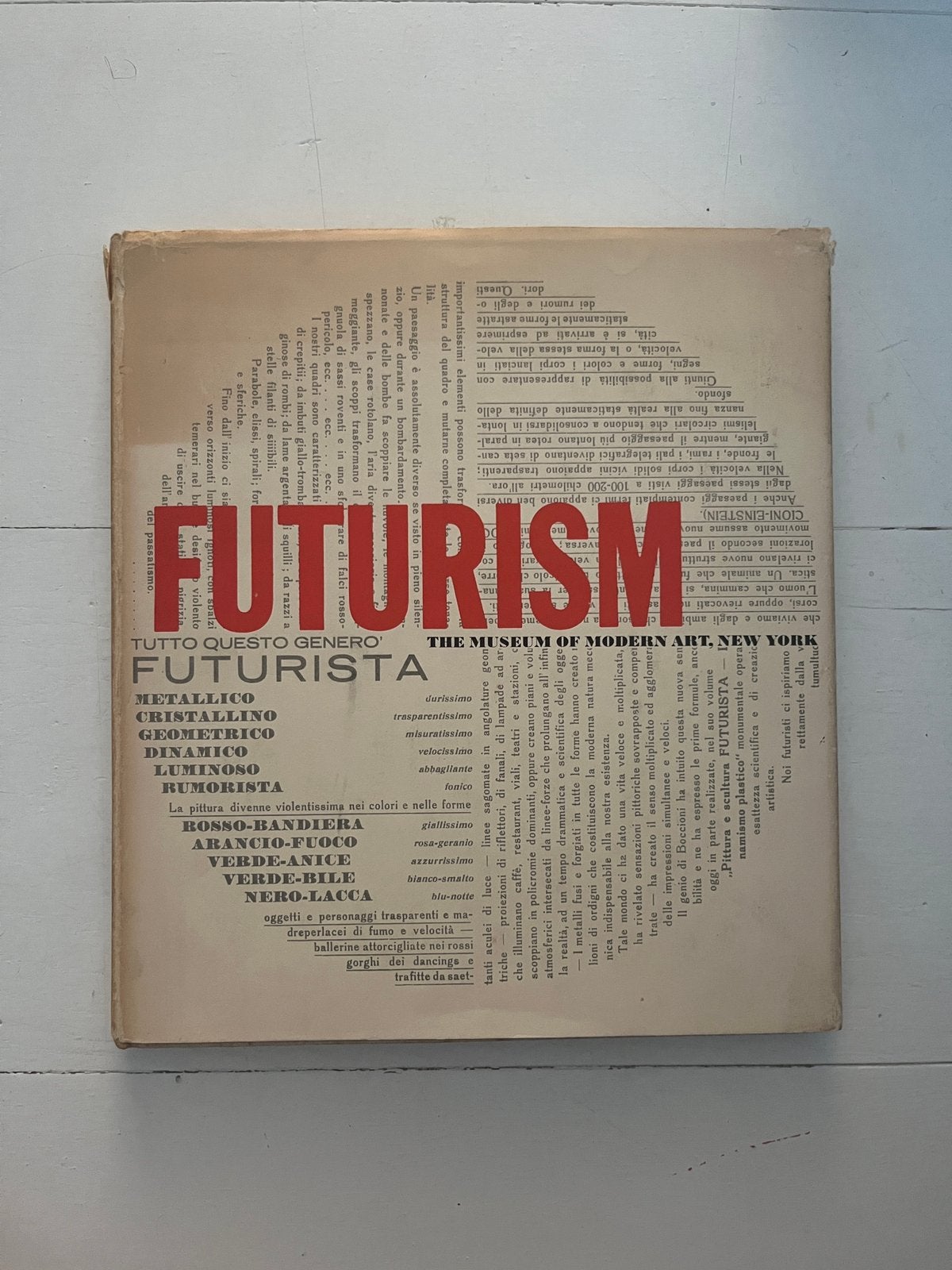 Futurism by the Museum of Modern Art New York 1961, Ophalen of Verzenden, Gelezen, Schilder- en Tekenkunst