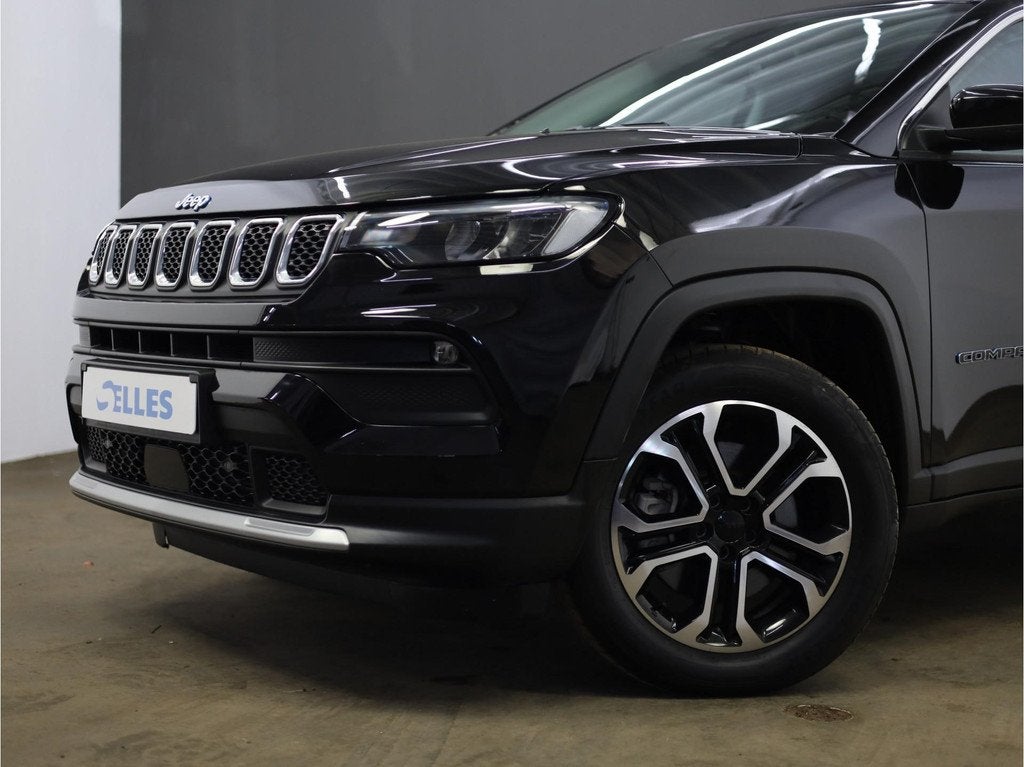 Jeep Compass 4xe 190 Plug-in Hybrid Electric Limited | SOH 9, Auto's, Automaat, Start-stop-systeem, 4 cilinders, Leder en Stof