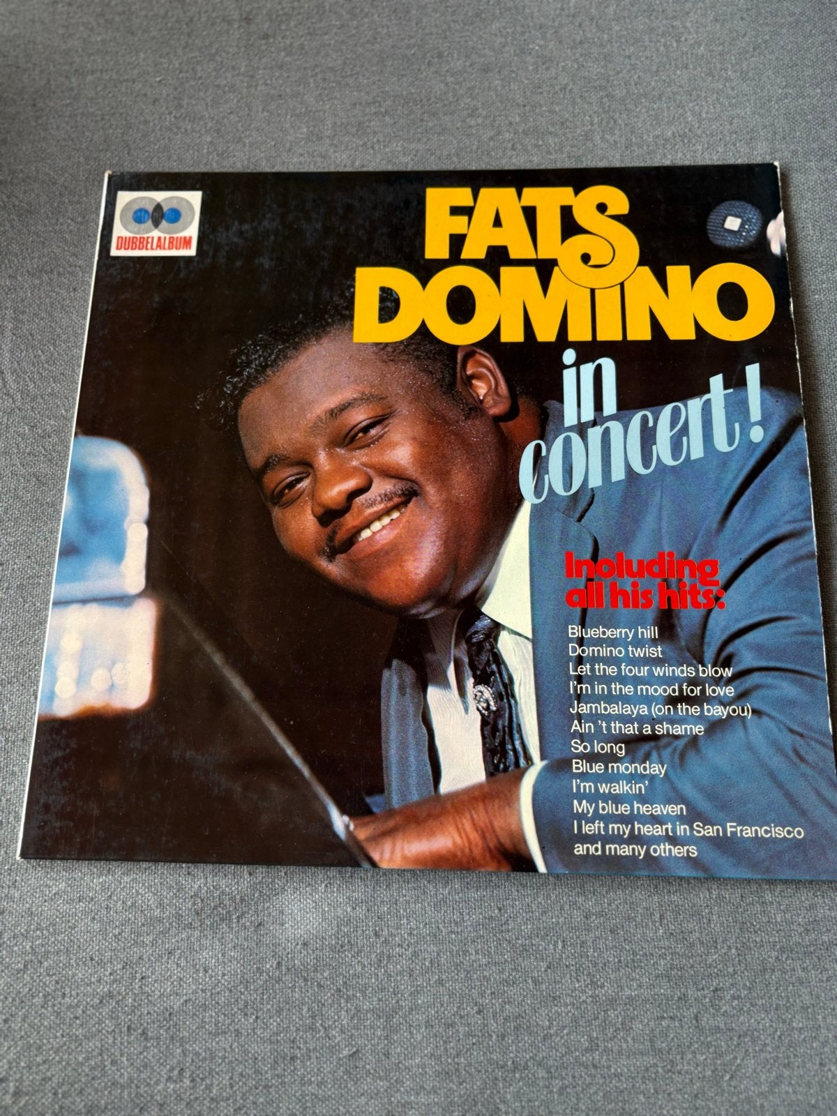Fats Domino - In Concert! Dubbelalbum Vinyl LP, Gebruikt, Pop, Ophalen of Verzenden, 12 inch