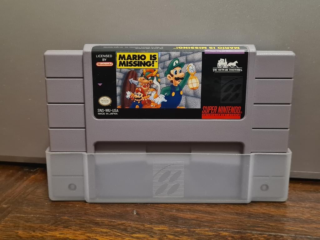 Mario is Missing SNES NTSC, Avontuur en Actie, 1 speler, Ophalen of Verzenden, Zo goed als nieuw
