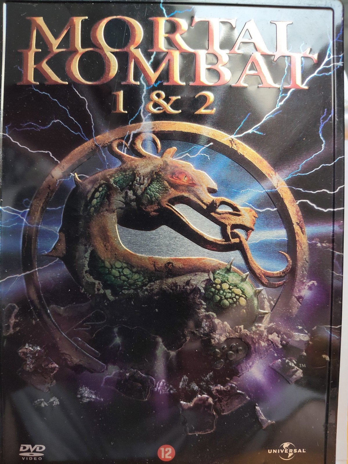 Mortal Kombat 1 & 2 Dvd Steelbook NL ZGAN!!, Inclusief doosje, Nederlands, Actie, Ophalen of Verzenden