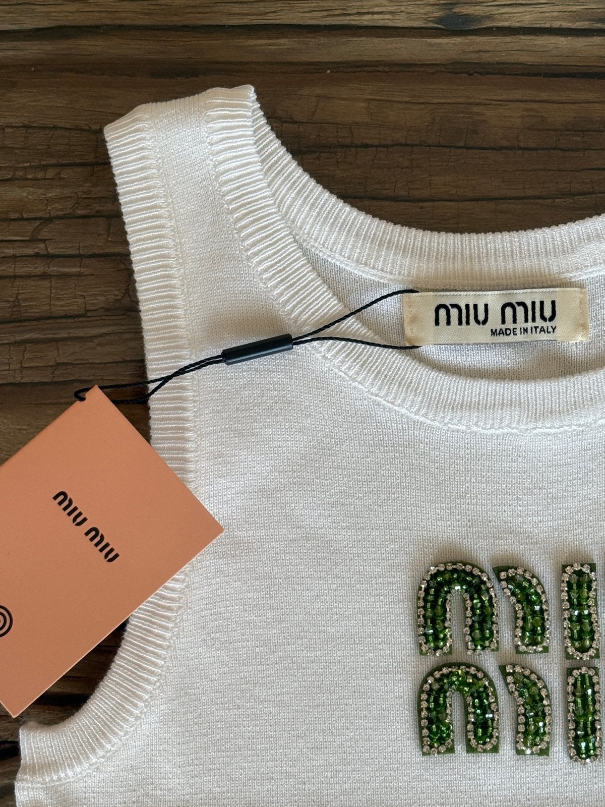 Miu Miu Witte tank top, Kleding | Dames, Tops, Wit, Nieuw, Ophalen of Verzenden, Maat 36 (S)