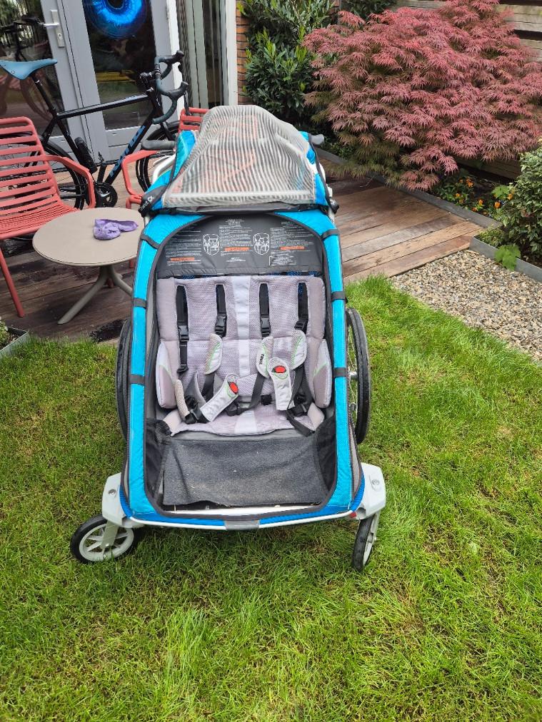 Thule CX2 fietstrailer, Ophalen, Gebruikt, Opvouwbaar, 20 tot 40 kg