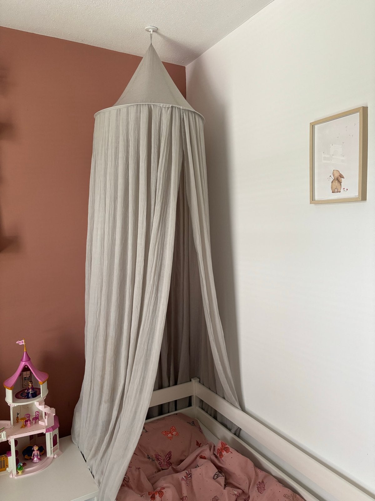 Jollein klamboe grijs, Ophalen of Verzenden, Zo goed als nieuw, Minder dan 140 cm, 70 tot 85 cm
