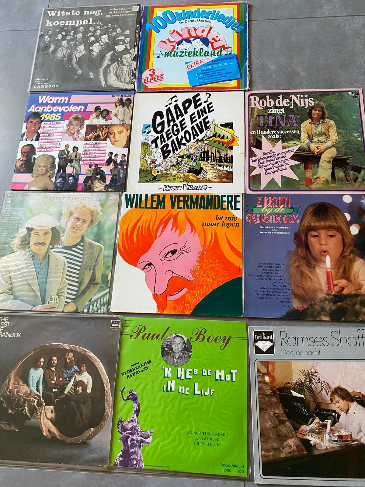 Diverse Pop & Rock LP's - Braibox, , Rob de Nijs, Carboon, Cd's en Dvd's, Vinyl | Pop, LP, Gebruikt, Pop, Ophalen of Verzenden