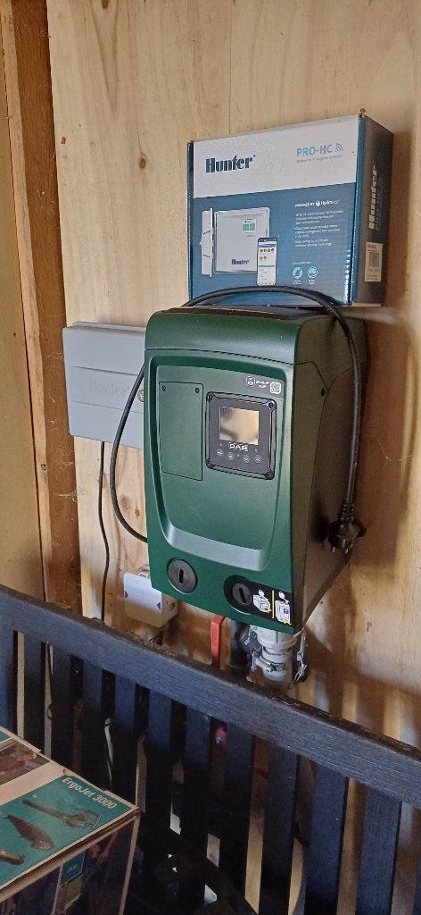 Beregeningspomp en computer, Tuin en Terras, Ophalen, Gebruikt, Elektrisch, Beregeningspomp