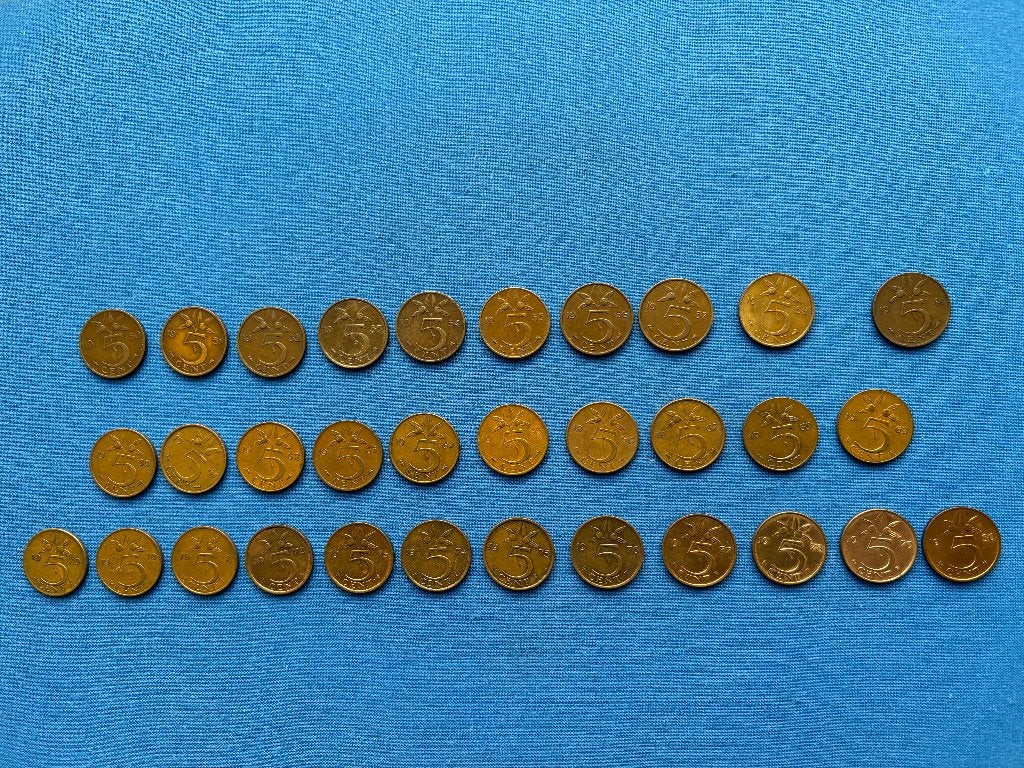 Complete serie stuivers Juliana + Wilhelmina 1948, Ophalen of Verzenden, Koningin Juliana, 5 cent, Setje