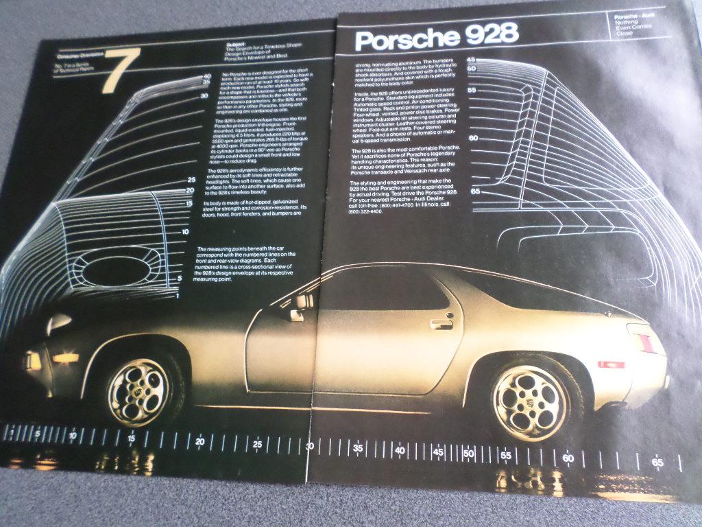 Porsche 928 advertentie, Ophalen of Verzenden, Zo goed als nieuw, Porsche