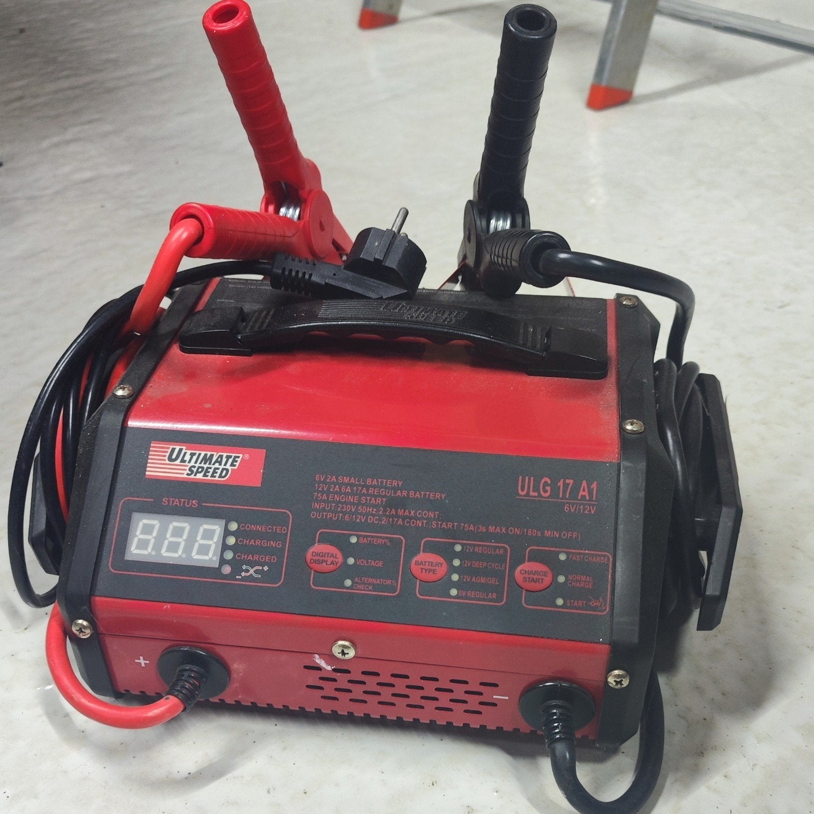 ULTIMATE SPEED Acculader met starthulpfunctie ULG17A1, Auto-onderdelen, Accu's en Toebehoren, Ophalen of Verzenden, Gebruikt