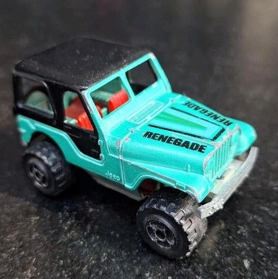 Jeep Renegade 4X4  modelauto van Majorette., Hobby en Vrije tijd, Ophalen of Verzenden, Gebruikt, Auto, Majorette