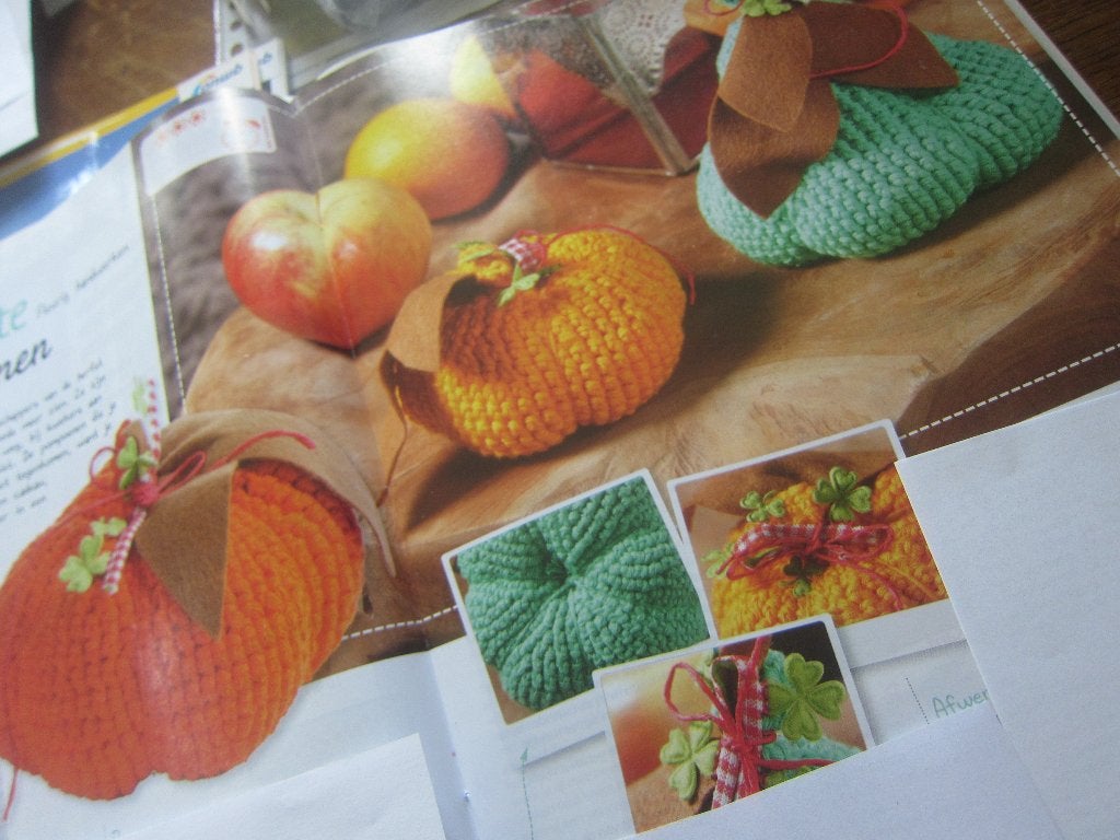 haken Haloween pompoenen herfst gehaakte pompoen kalabassen, Ophalen of Verzenden, Zo goed als nieuw, Haken, Patroon of Boek
