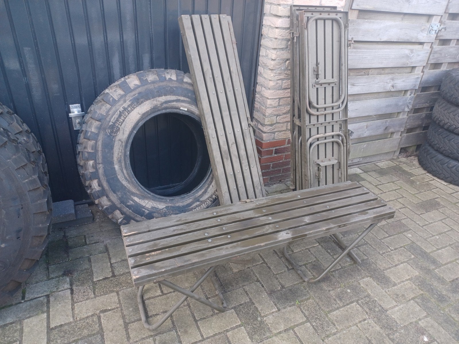 leger bankjes 5 stuks, Leger, Overige typen, Ophalen of Verzenden, Bankjes