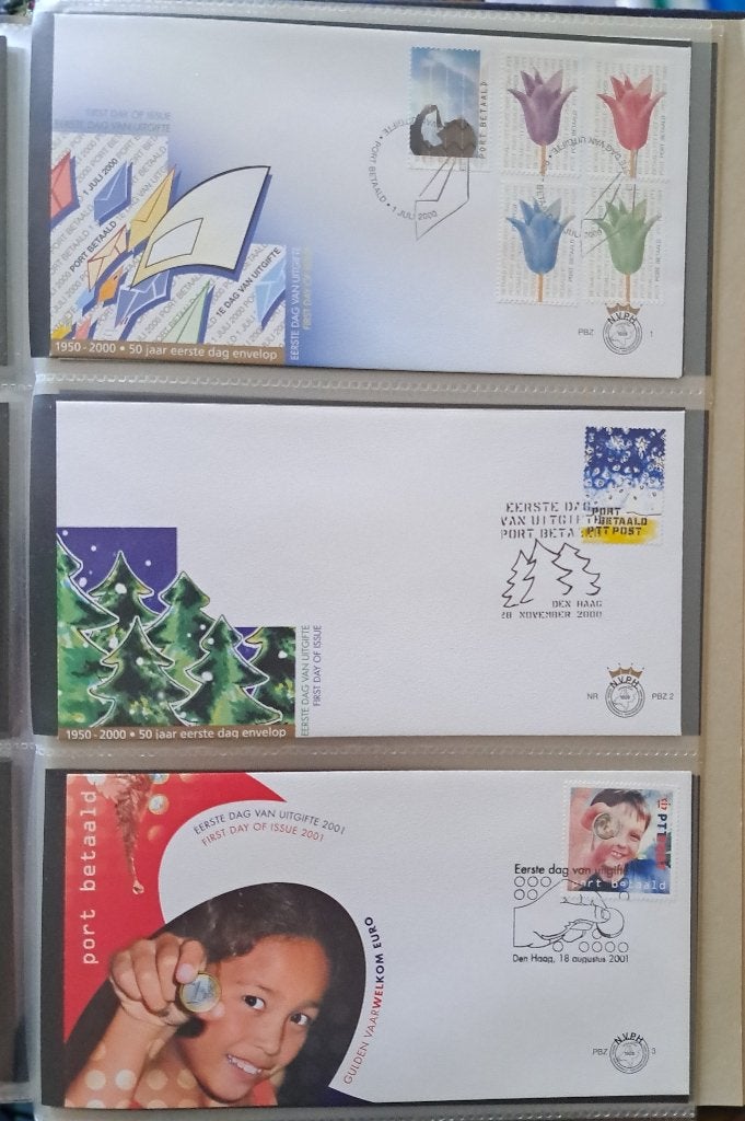 Nederland enveloppen 2000 + 2002 = onbeschreven, Ophalen of Verzenden, Onbeschreven, Nederland