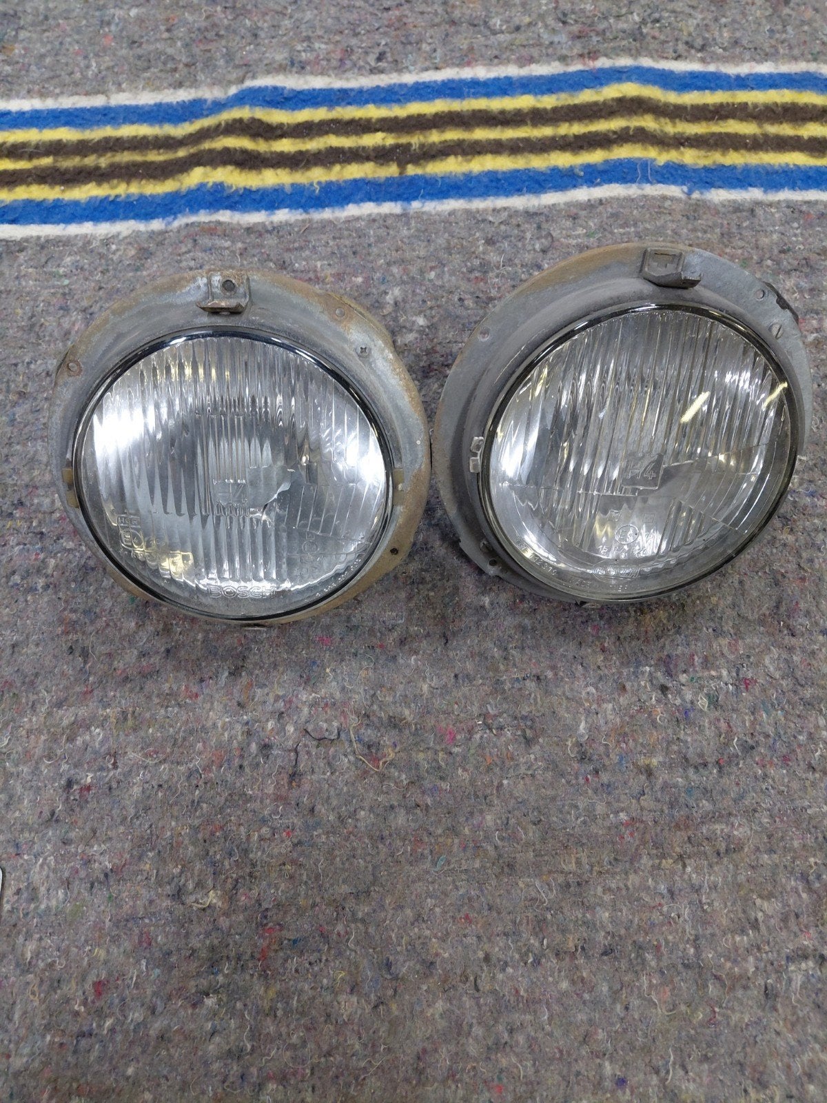 Opel kadett B set H4 koplampen zeldzaam, Ophalen of Verzenden, Opel