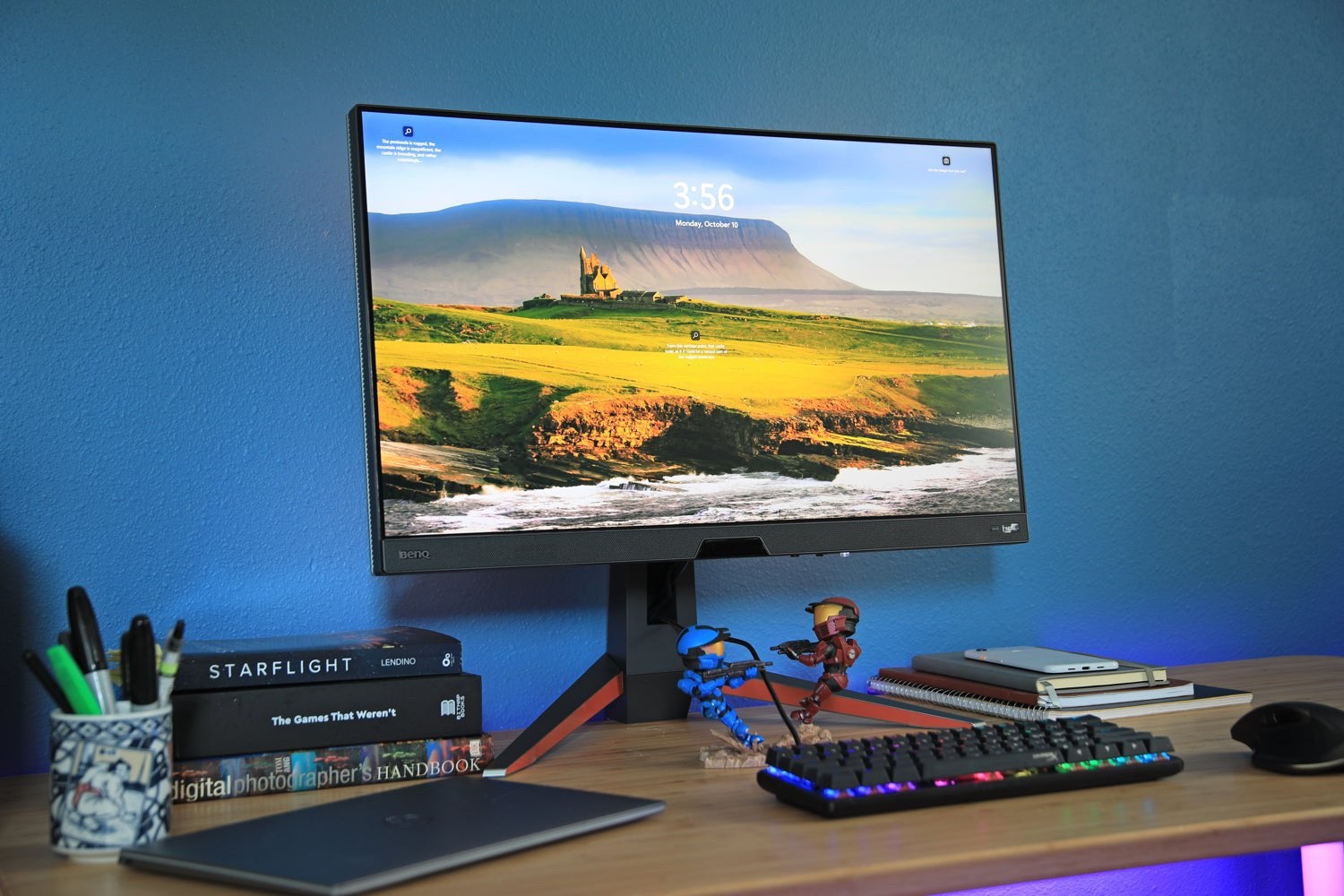 BenQ Mobiuz Gaming Monitor 27", Gaming, In hoogte verstelbaar, IPS, Zo goed als nieuw
