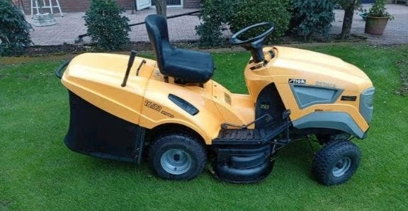 Stiga Estate President zitmaaier - automaat, Ophalen, Stiga, Elektrische starter, Zo goed als nieuw