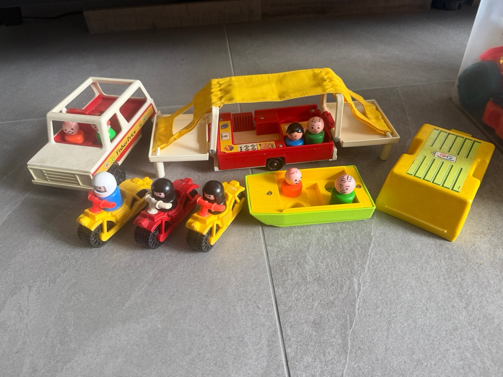 Fisher price vintage, Kinderen en Baby's, Ophalen of Verzenden, Gebruikt, Auto of Voertuig