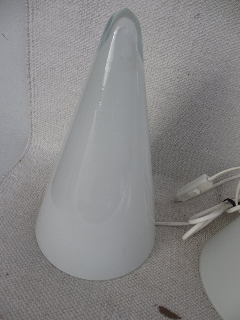 Een Teepee cone lamp Ilu di Vetro klein model, Ophalen of Verzenden, Gebruikt, Glas, Minder dan 50 cm