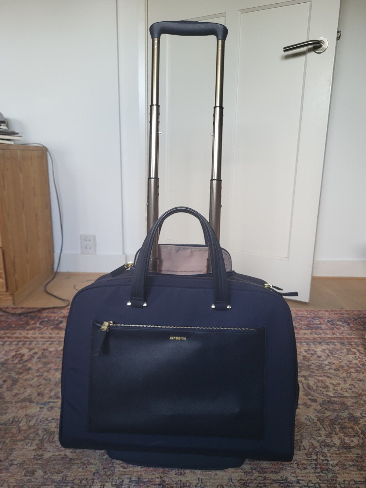 Samsonite laptop tas met rol mogelijkheid, Ophalen of Verzenden, 17 inch of meer, Zo goed als nieuw