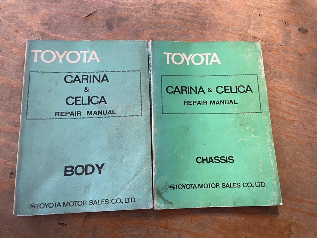 Toyota celica ta23 ta28 carina ta12 reparatie boeken, Ophalen of Verzenden