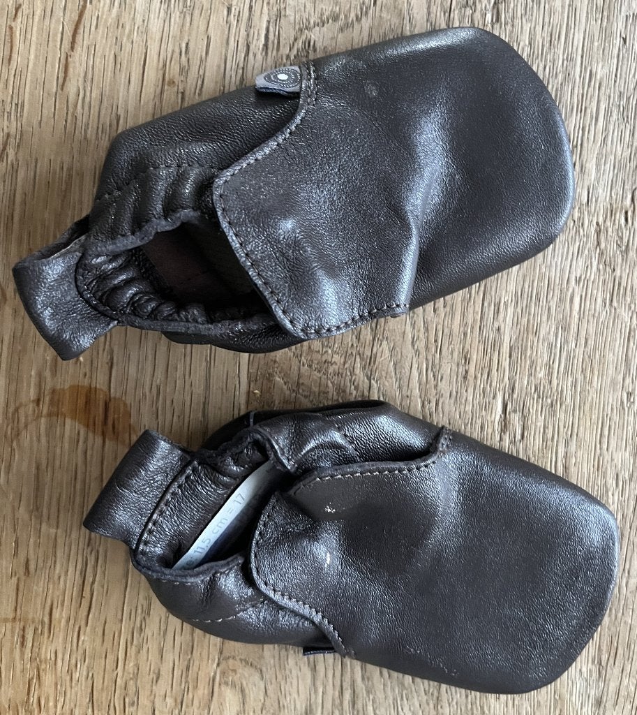 Leren slofjes/schoenen -Stepper, Kinderen en Baby's, Babykleding | Schoentjes en Sokjes, Slofjes, Jongetje of Meisje, Stepper
