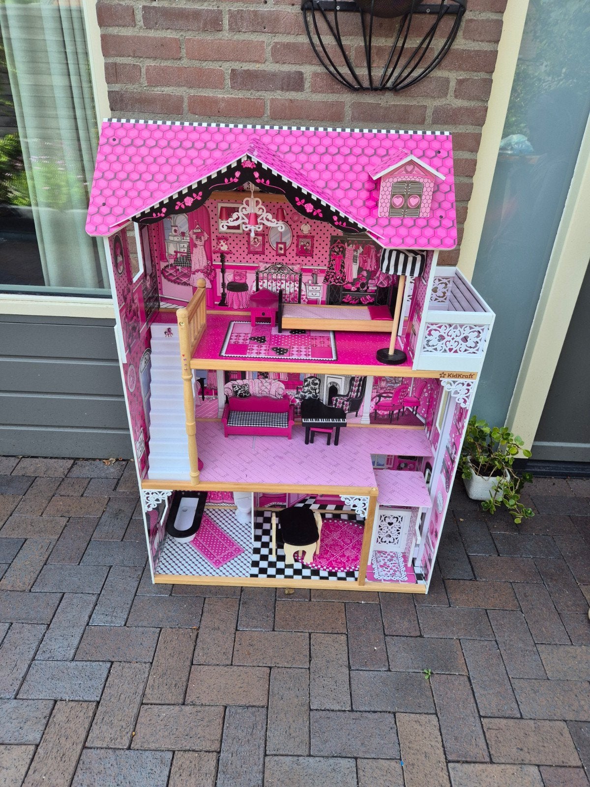 Groot KidKraft Barbie Poppenhuis met Meubels, Ophalen, Gebruikt, Barbie
