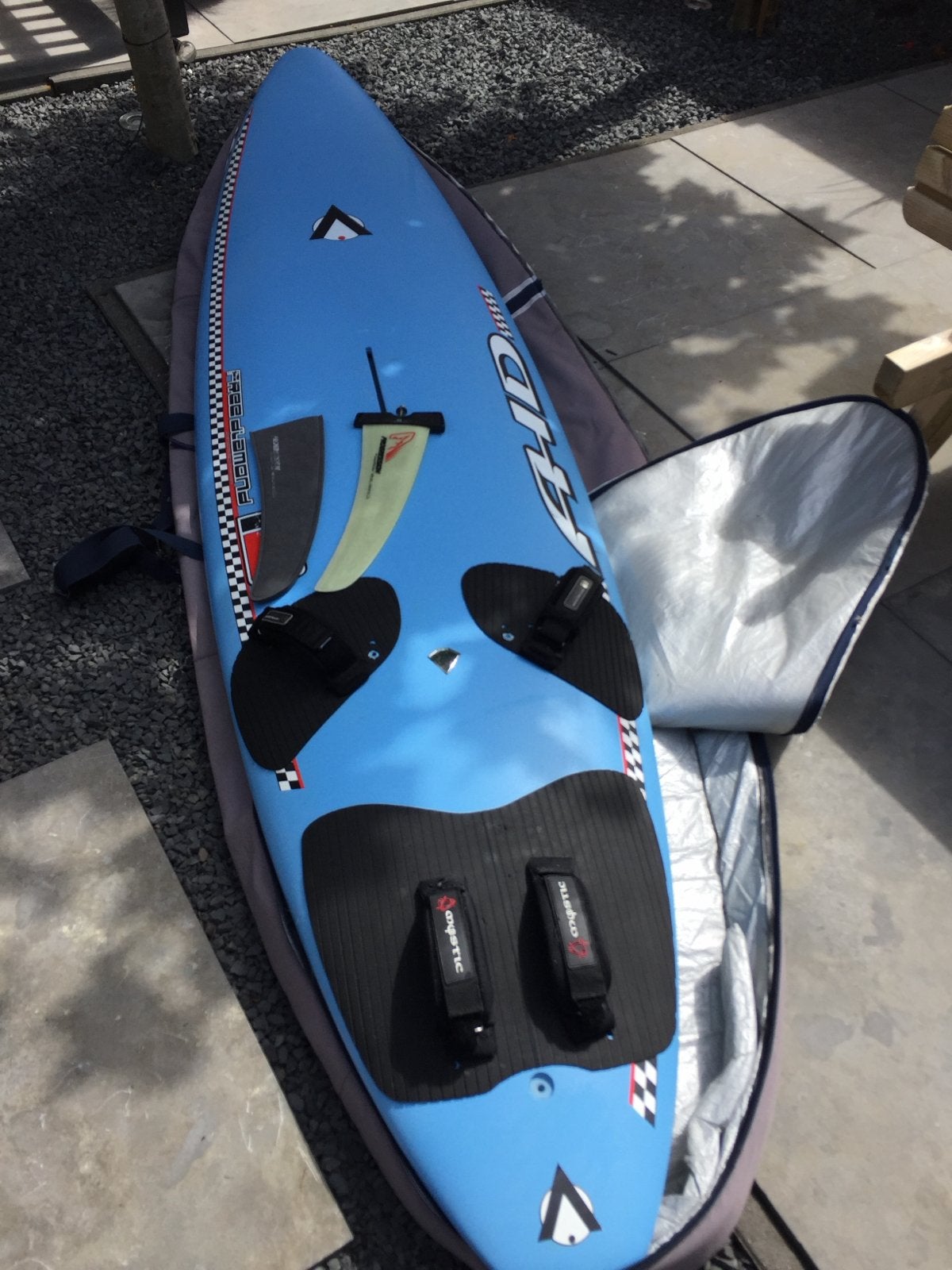 AHD Surfboard 120L - Snel en comfortabel, Met voetbanden, Gebruikt, Plank, Ophalen