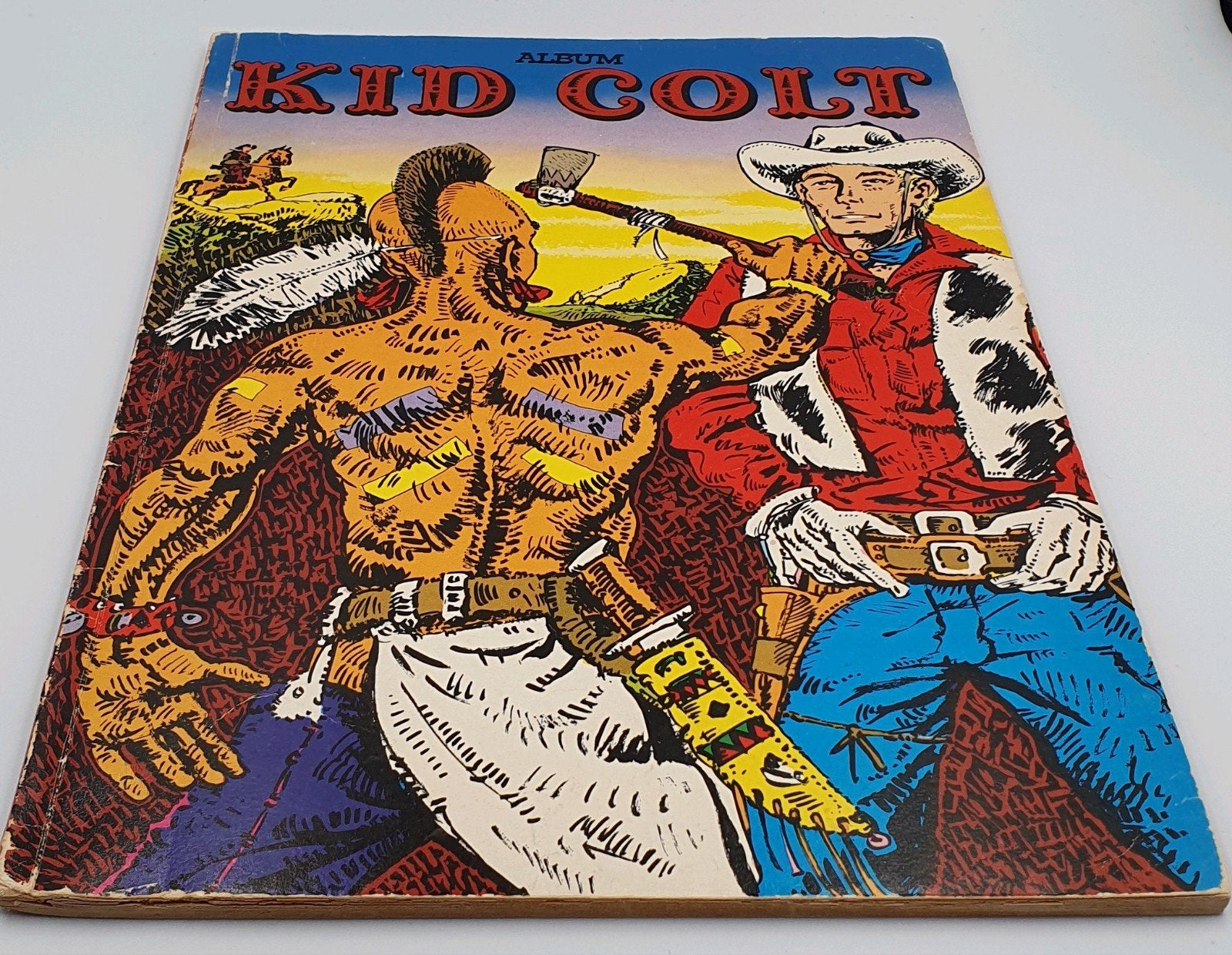 Te koop: Kid Colt Album 4 - Western Stripboek, Boeken, Eén stripboek, Ophalen of Verzenden, Gelezen