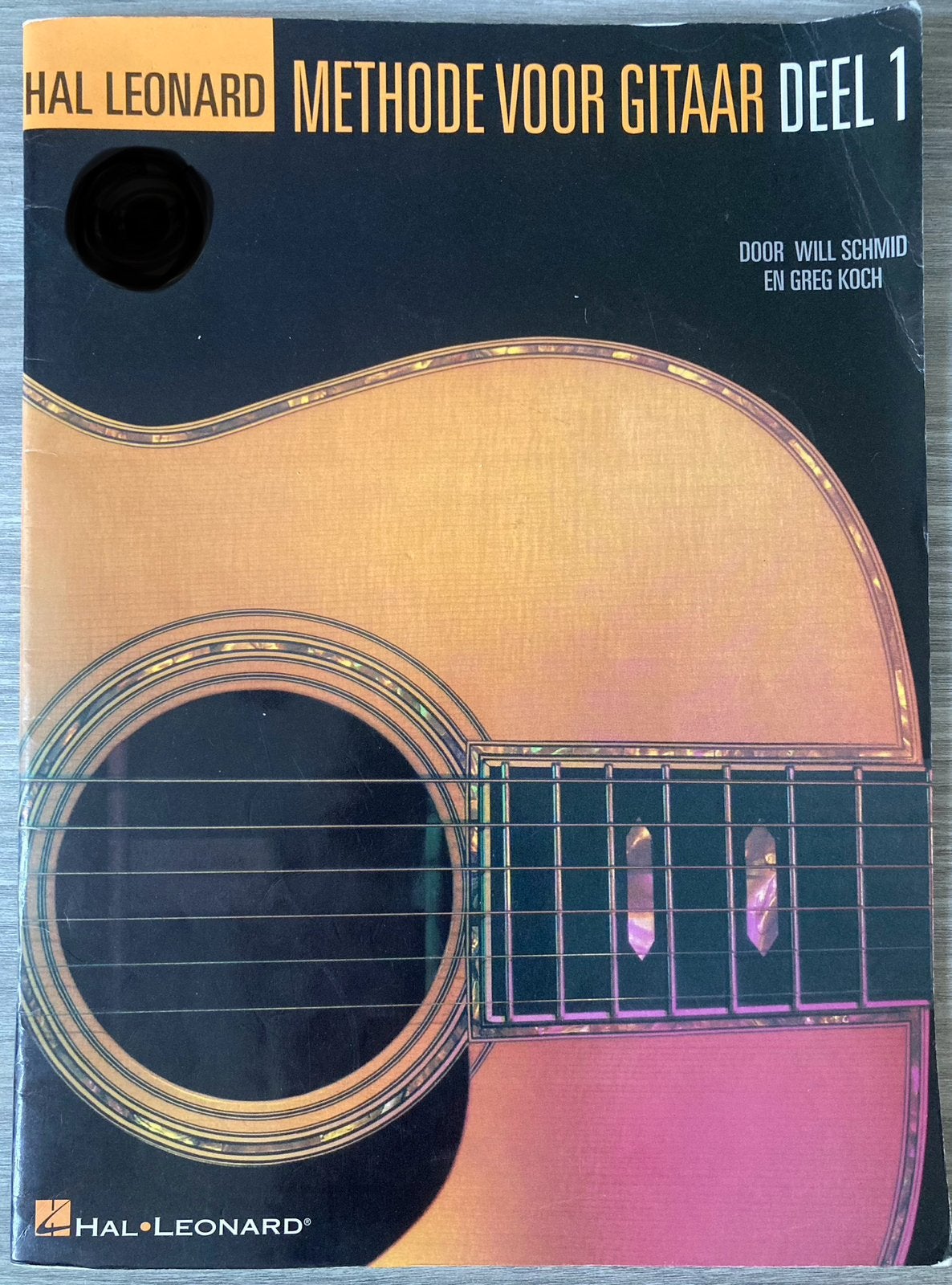HAL LEONARD Gitaar Methode Boek 1 - Will Schmid & Greg Koch, Ophalen of Verzenden, Gebruikt, Les of Cursus, Gitaar