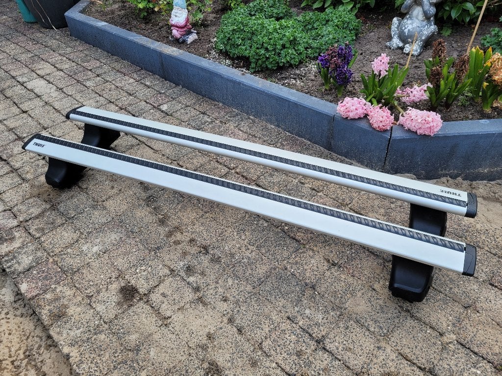 Thule Wingbar dakdragers Polo 2014 type 6R, Auto diversen, Dakdragers, Zo goed als nieuw, Ophalen