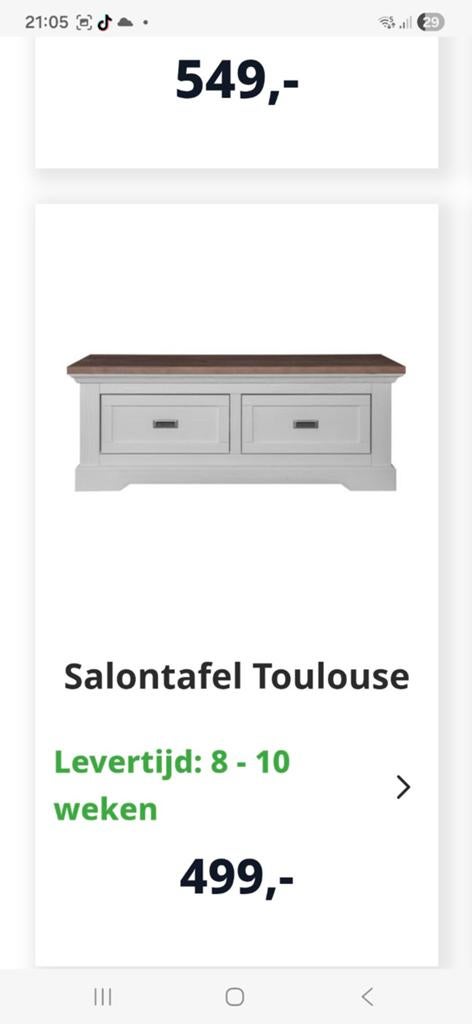 Toulouse serie  van haco, Ophalen, Minder dan 100 cm, 25 tot 50 cm, Landelijk