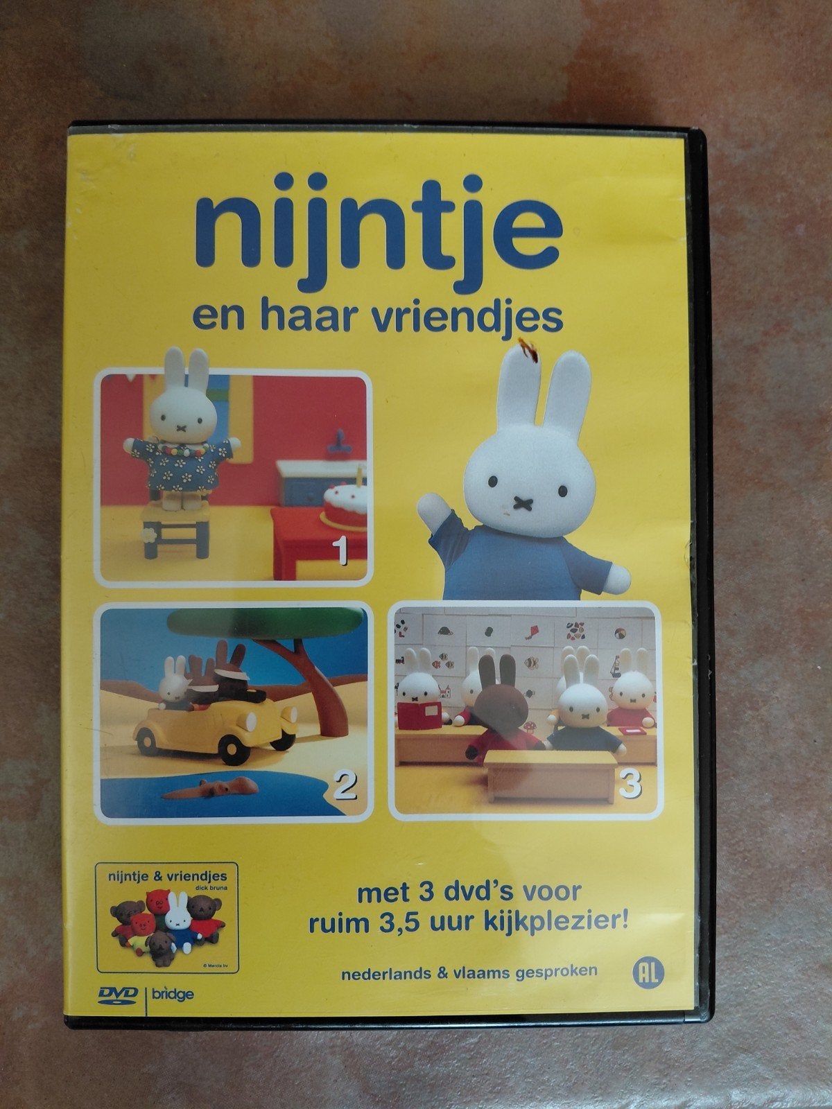 3 dvd's Nijntje  en haar vriendje, Cd's en Dvd's, Alle leeftijden, Ophalen of Verzenden, Gebruikt