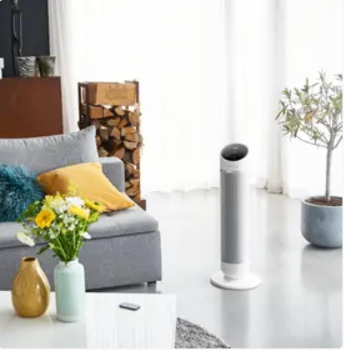 NIEUW Rowenta Silent 3-in-1 — torenvent. + kachel + filter, Ophalen of Verzenden, Ventilator met afstandsbediening, Nieuw, Vloerventilator