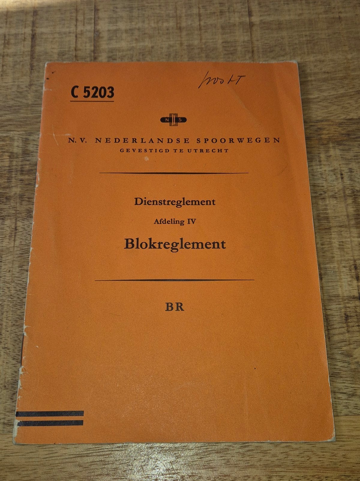 NS Blokreglement, Verzamelen, Ophalen of Verzenden, Gebruikt, Trein, Overige typen