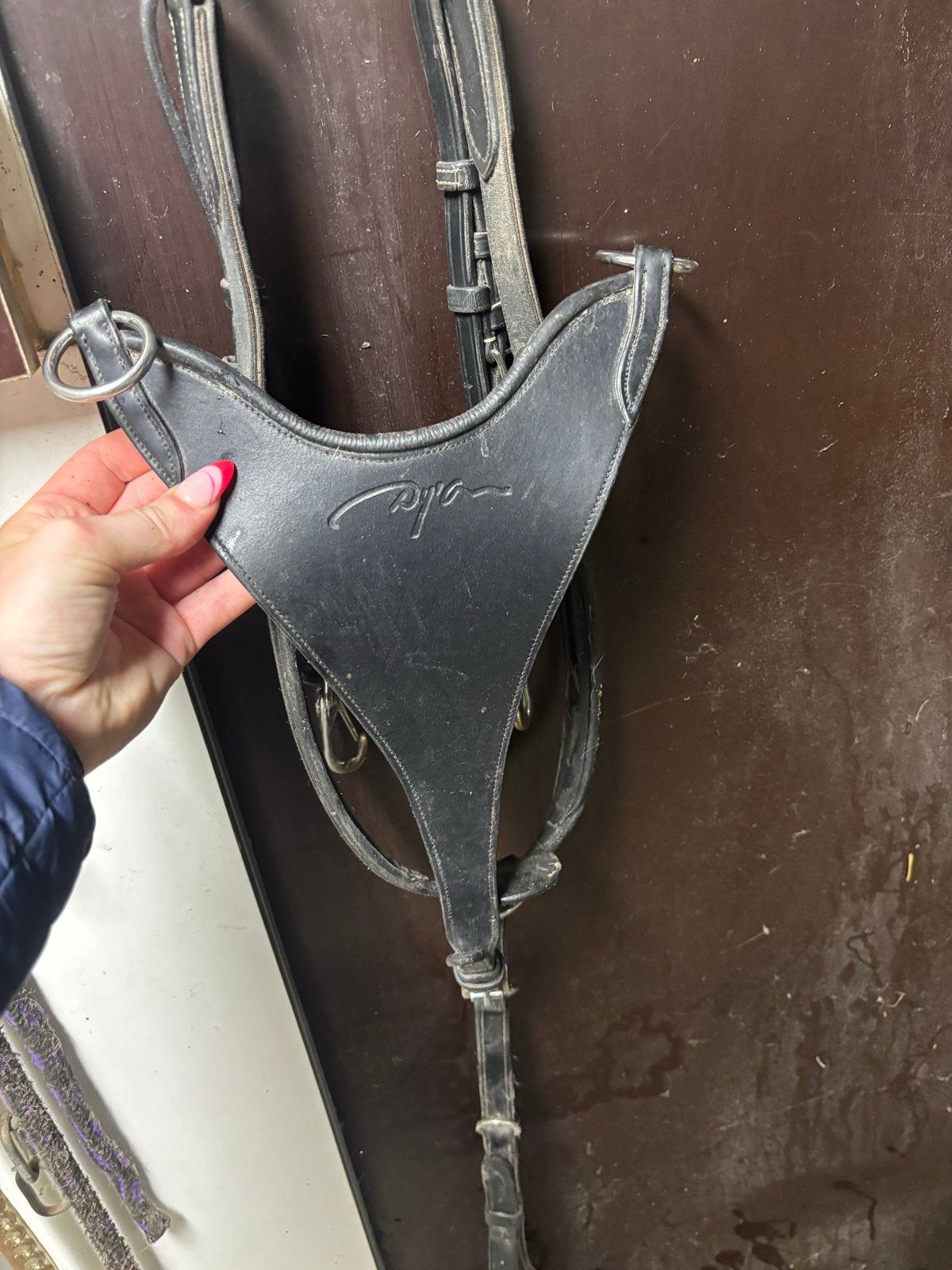 Dyon borsttuig paard, Ophalen of Verzenden, Zo goed als nieuw, Springen