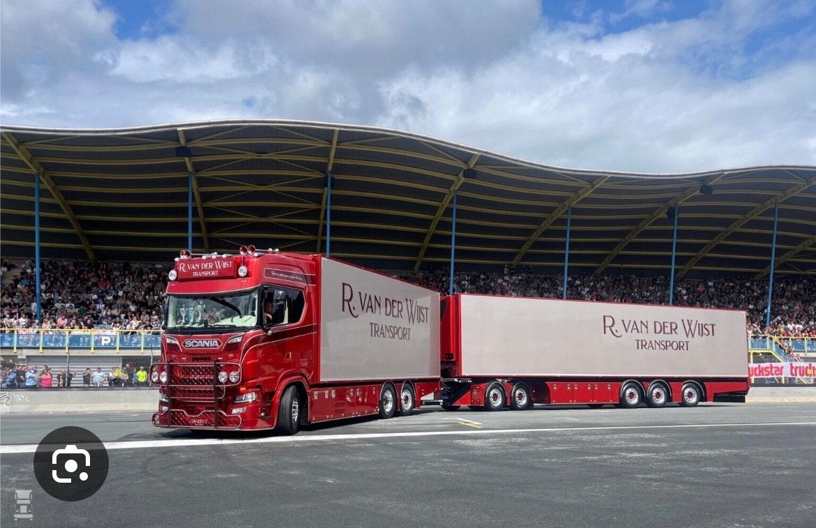 WSI Model Scania R. van der Wijst Transport, 1:32 tot 1:50, Nieuw, Truck, Ophalen