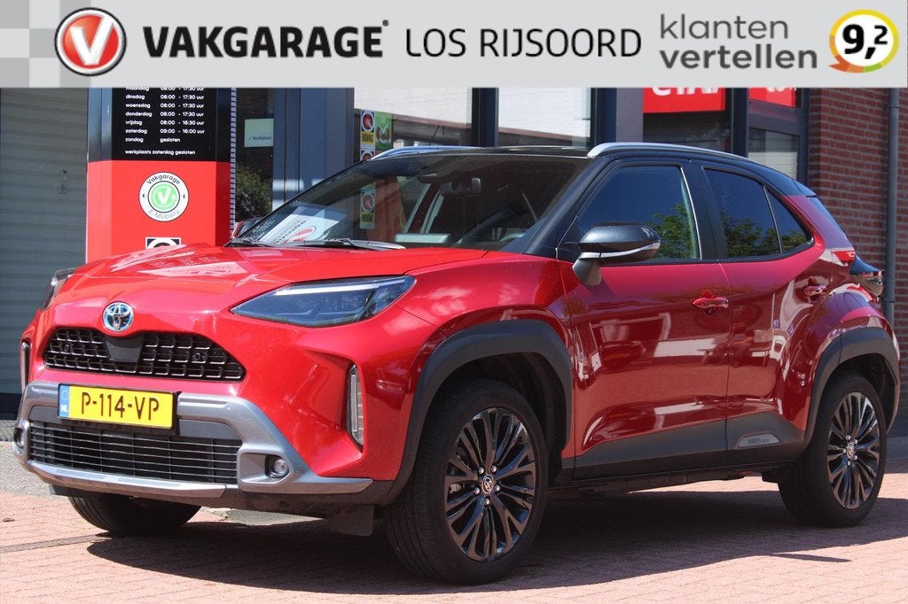 TOYOTA Yaris Cross 1.5 VVT-I Hybrid *Adventure* | Trekhaak |, Gebruikt, Leder en Stof, Lichtsensor, Bedrijf