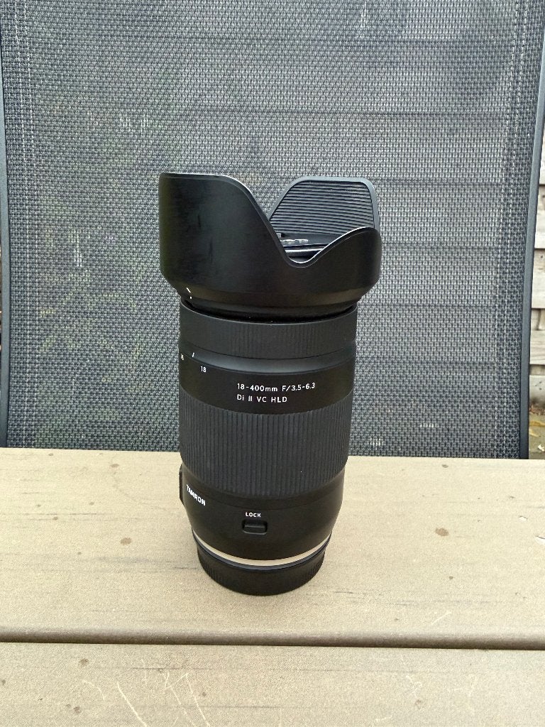 Tamron 18-400mm F/3.5-6.3 Di II VC HLD lens, Verzenden, 18 mm, Telelens, Zo goed als nieuw