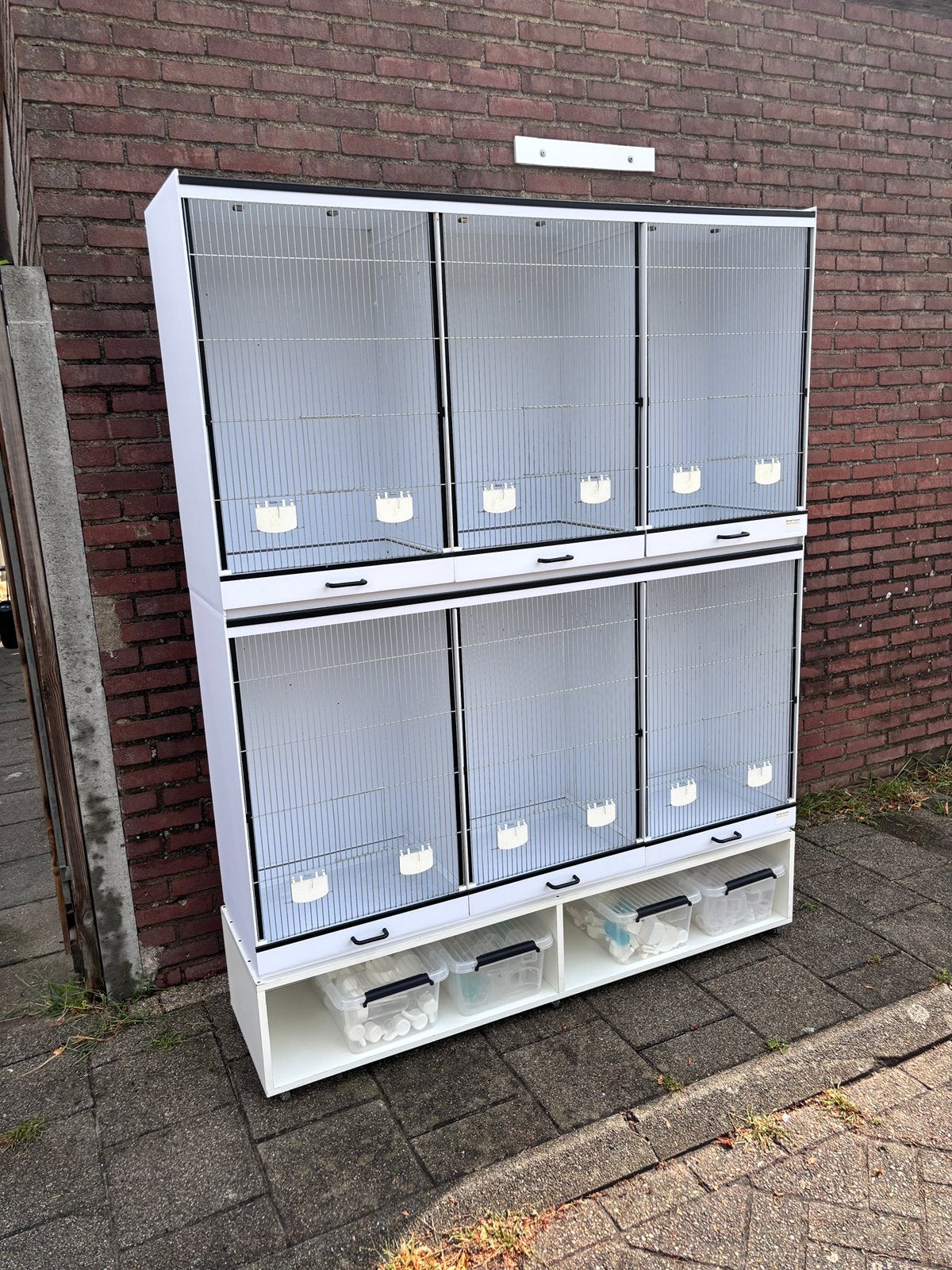 Kunststof vluchtkooien, Ophalen, Gebruikt, Kunststof, Broedkooi of Kweekkooi